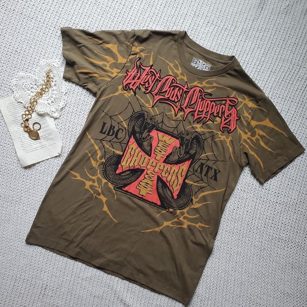 BNWOT west coast choppers graphic tee